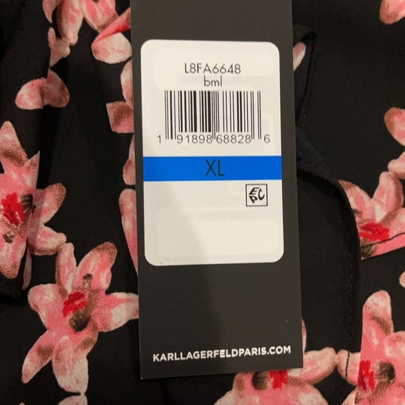 NWT beautiful Karl Lagerfeld blouse XL - Picture 5 of 7